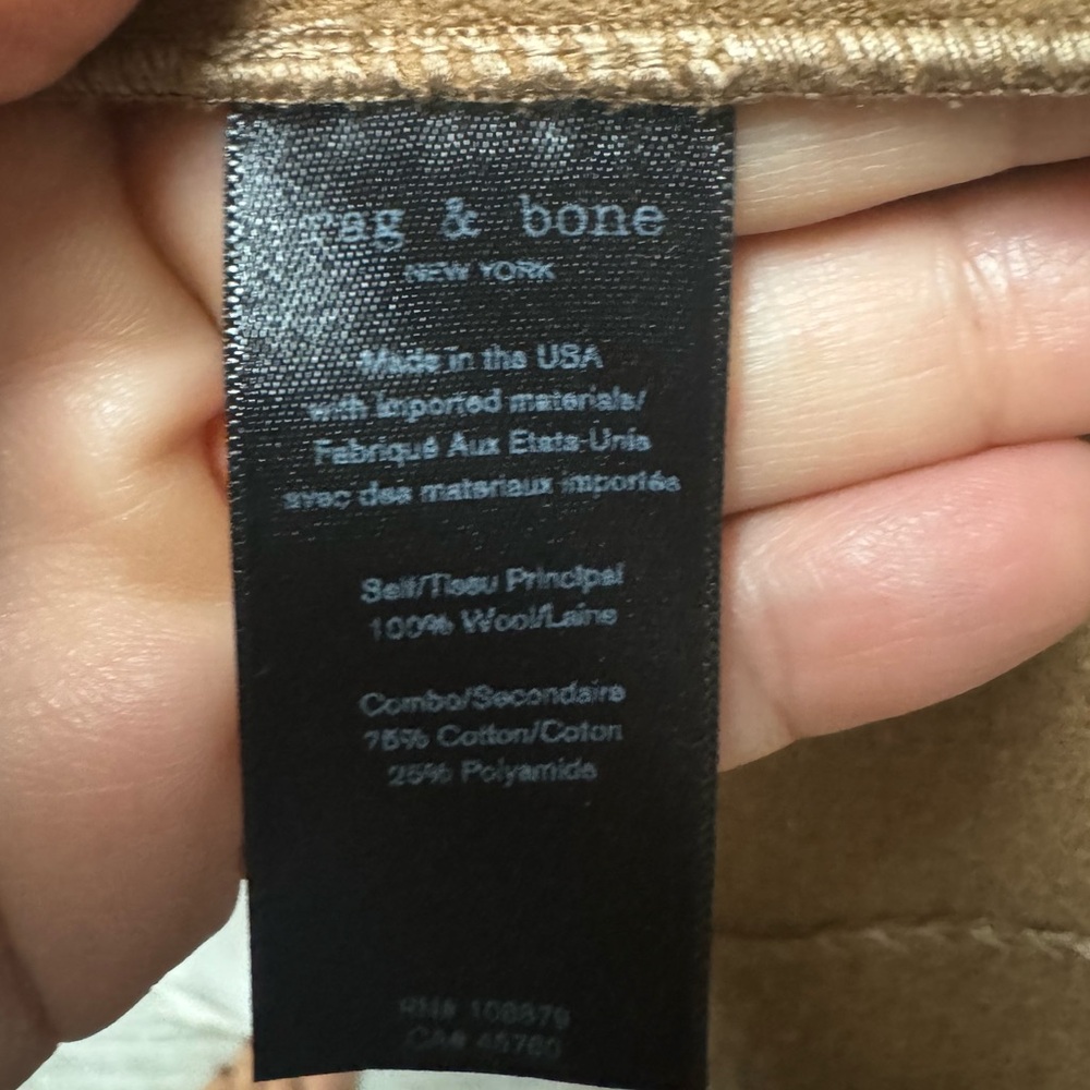 Rag & Bone Slade Wool Blazer - Camel - Picture 8 of 8